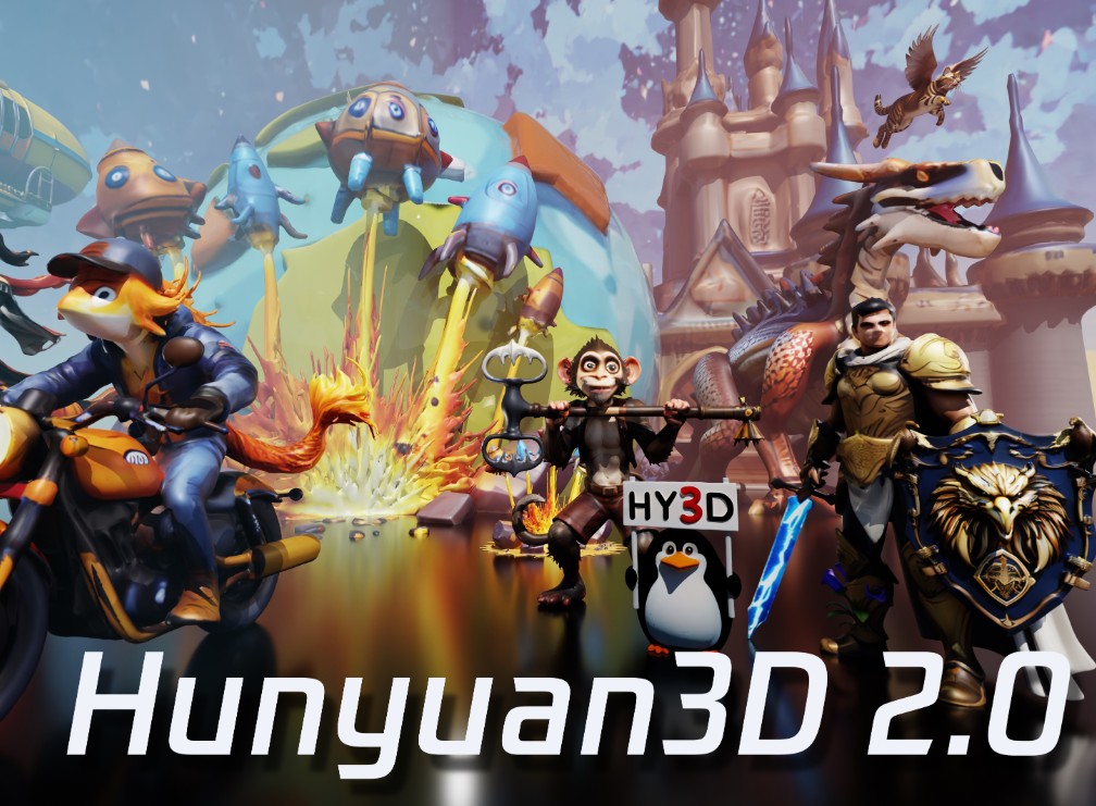 Полное руководство по рабочим процессам Hunyuan3D 2.0 в ComfyUI, примеры ComfyUI-Hunyuan3DWrapper и нативной поддержки